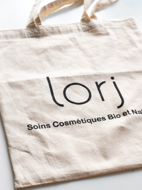 Tote bag tissu Lorj cosmetique français Bretagne